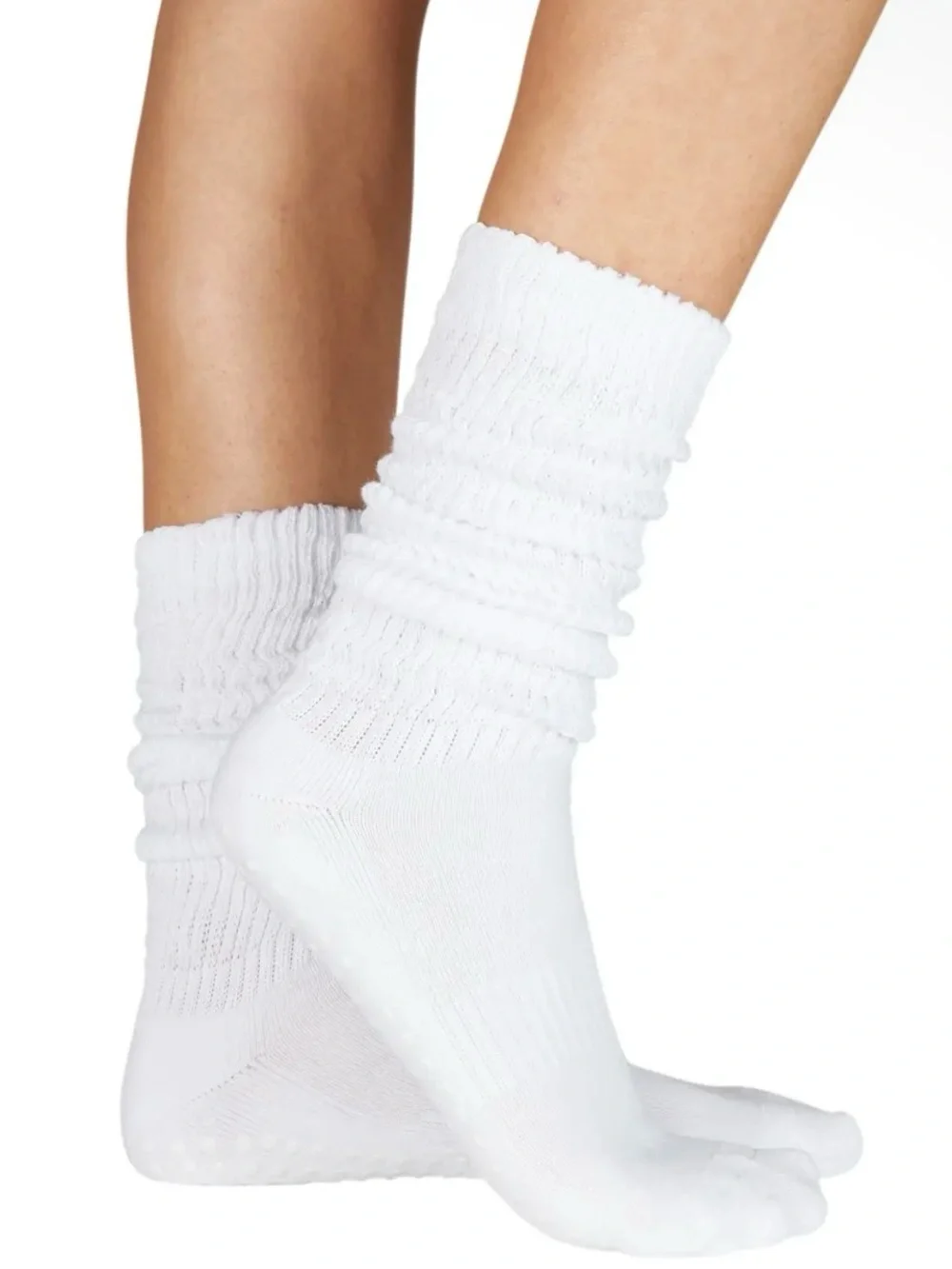 Souls. White Cloud Socks — Non-Slip Slouch Socks size Small / Medium